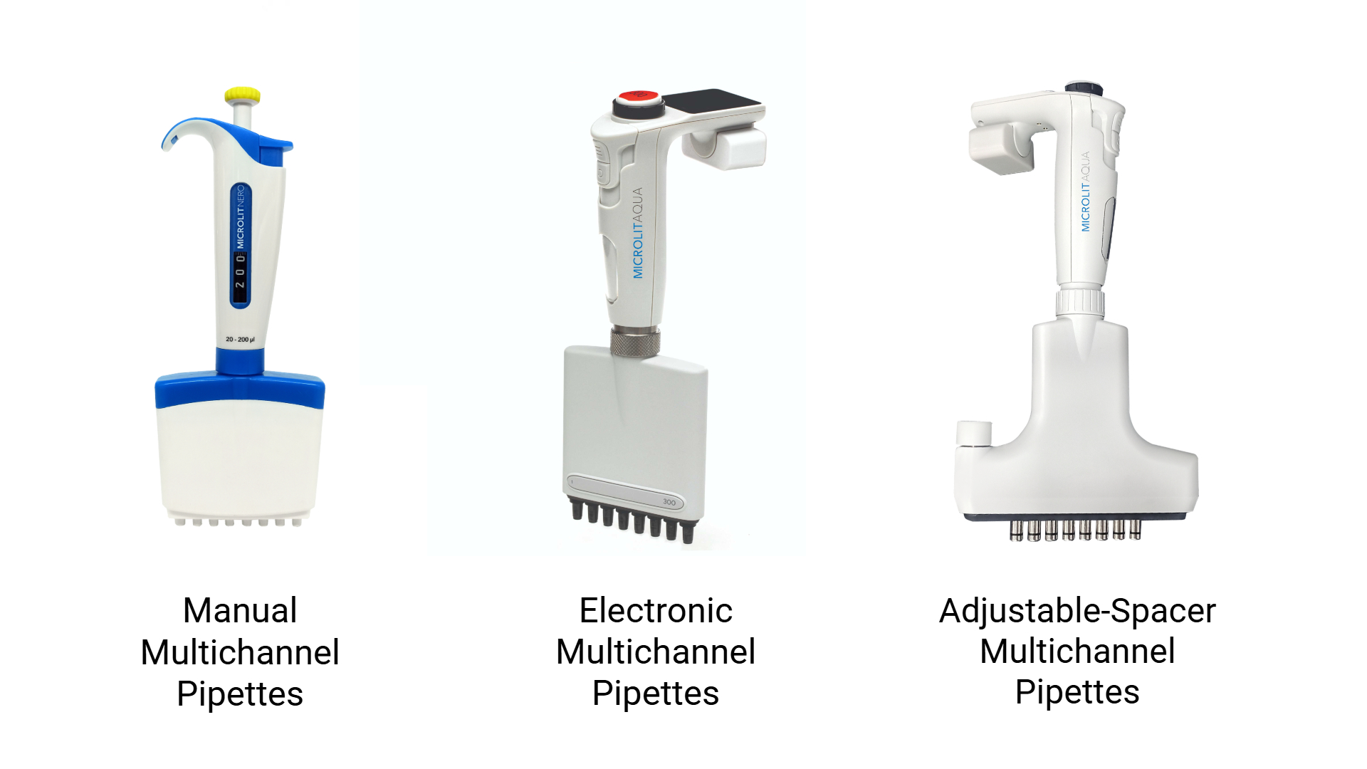 Multichannel pipette Types